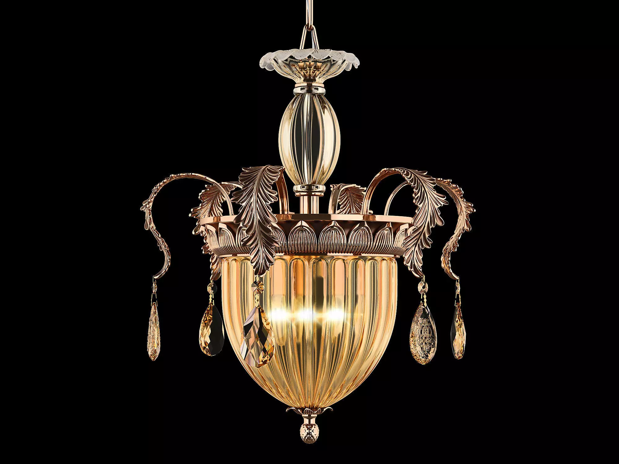 MD 89350-3 Osgona Chandelier 3D model_0