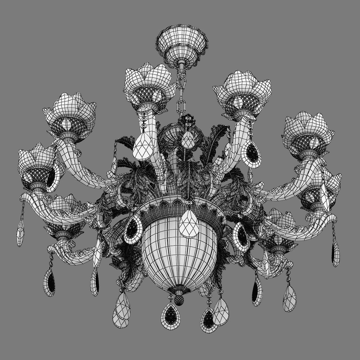 MD 89350-10-2 Osgona Chandelier 3D model_6