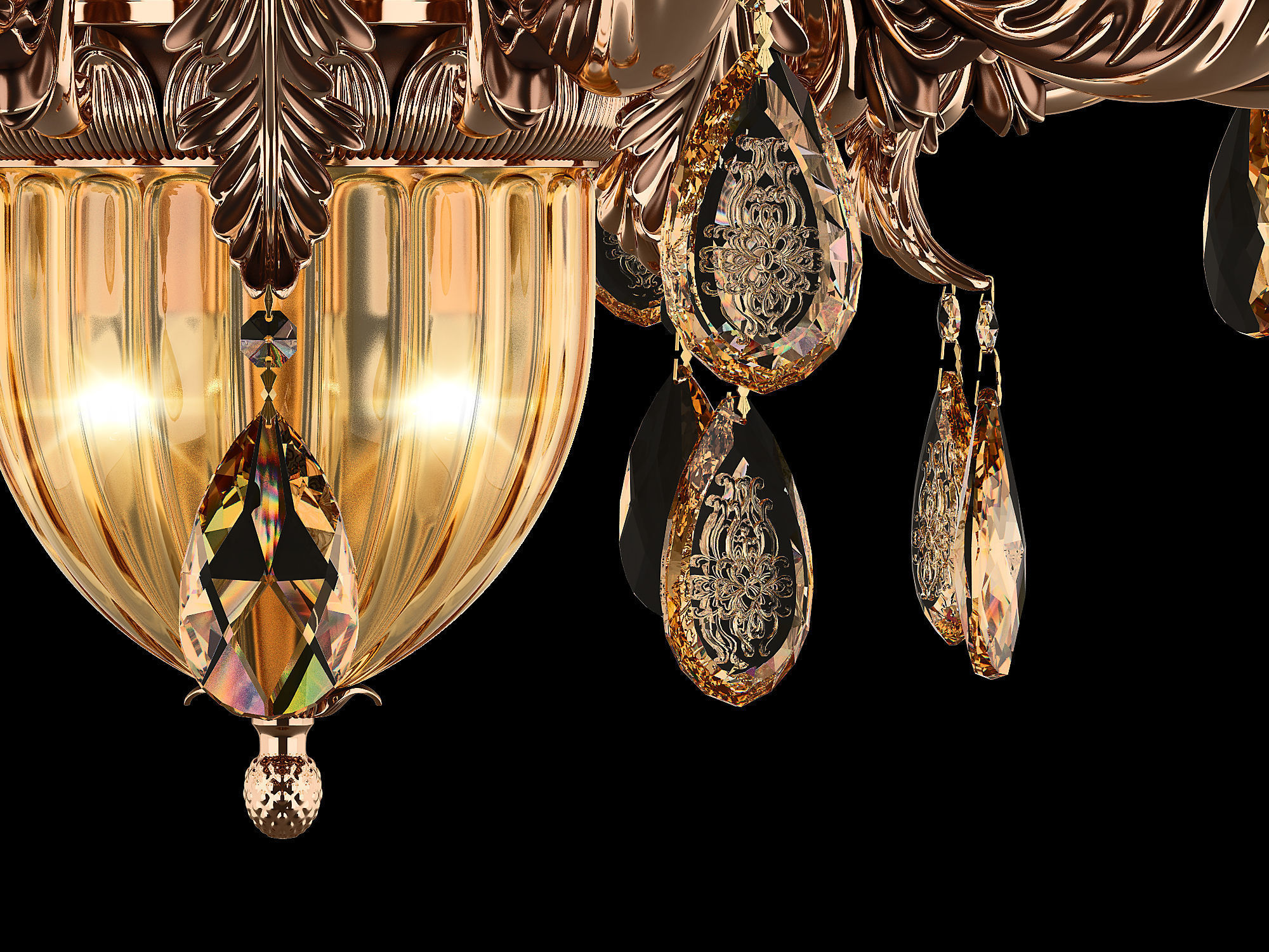 MD 89350-10-2 Osgona Chandelier 3D model_4