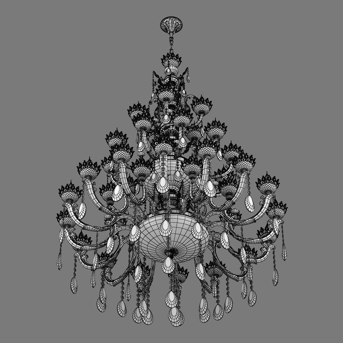 MD 89325-46 Osgona Chandelier 3D model_6