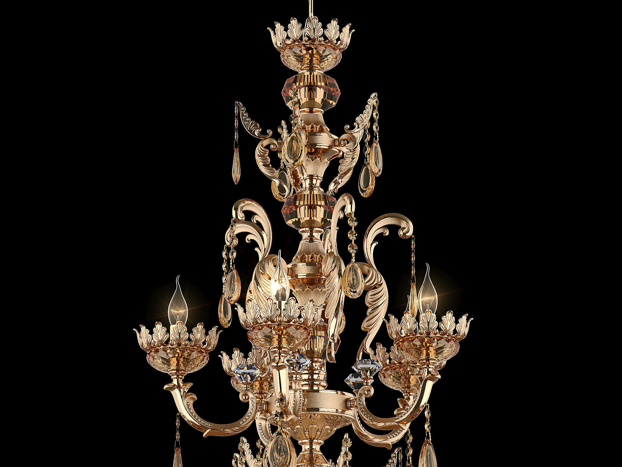 MD 89325-46 Osgona Chandelier 3D model_3