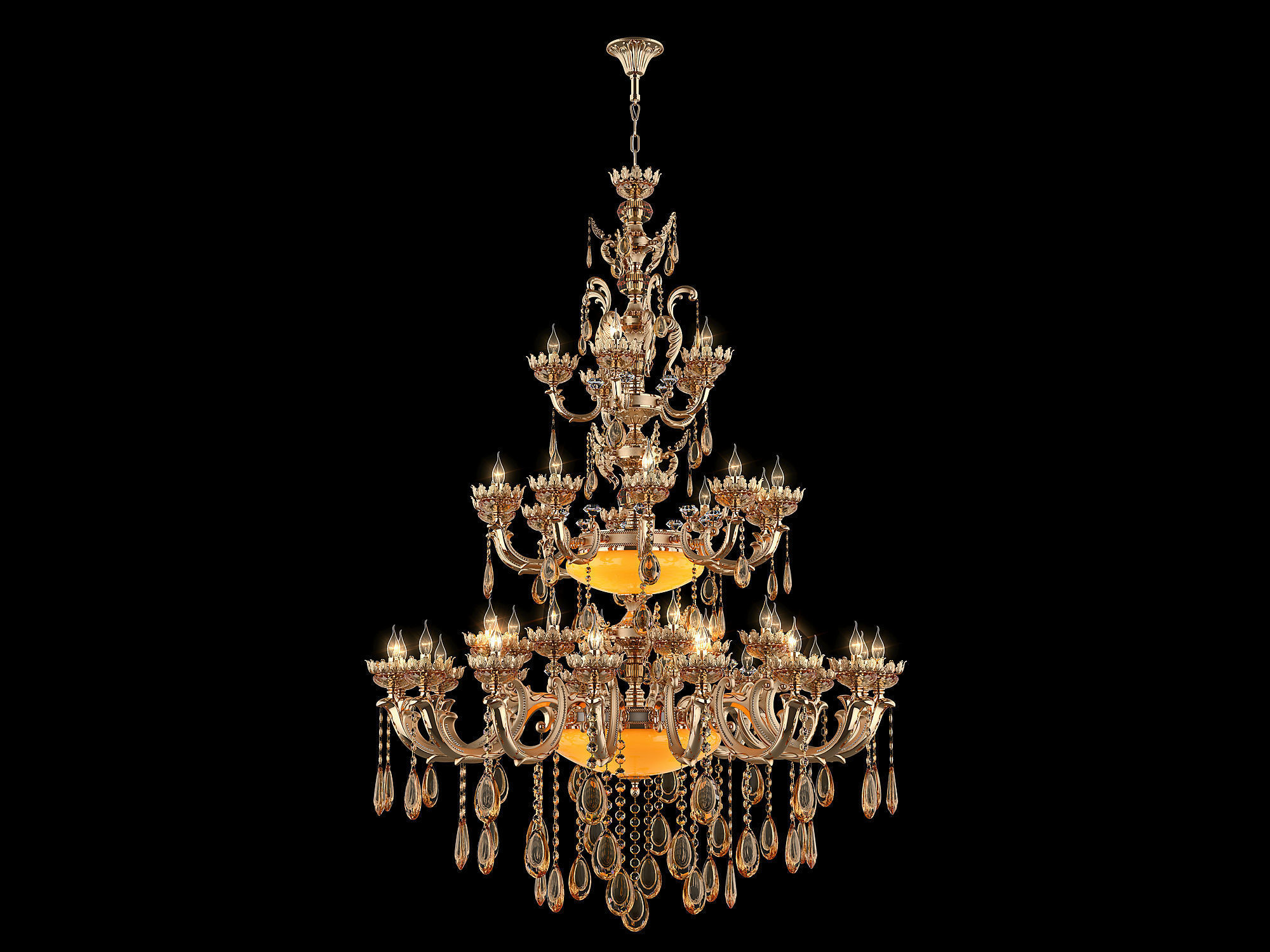 MD 89325-46 Osgona Chandelier 3D model_2