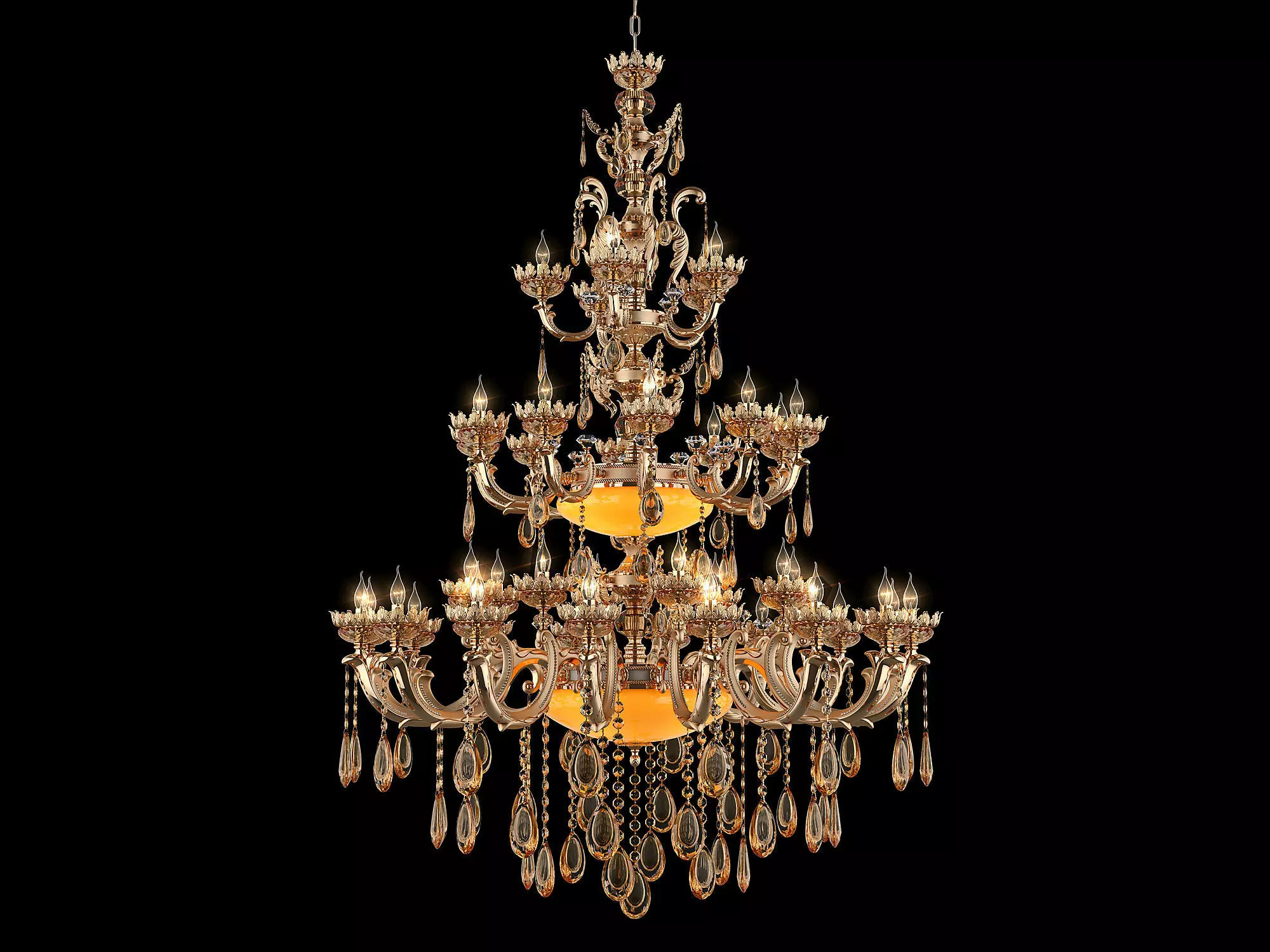 MD 89325-46 Osgona Chandelier 3D model_0