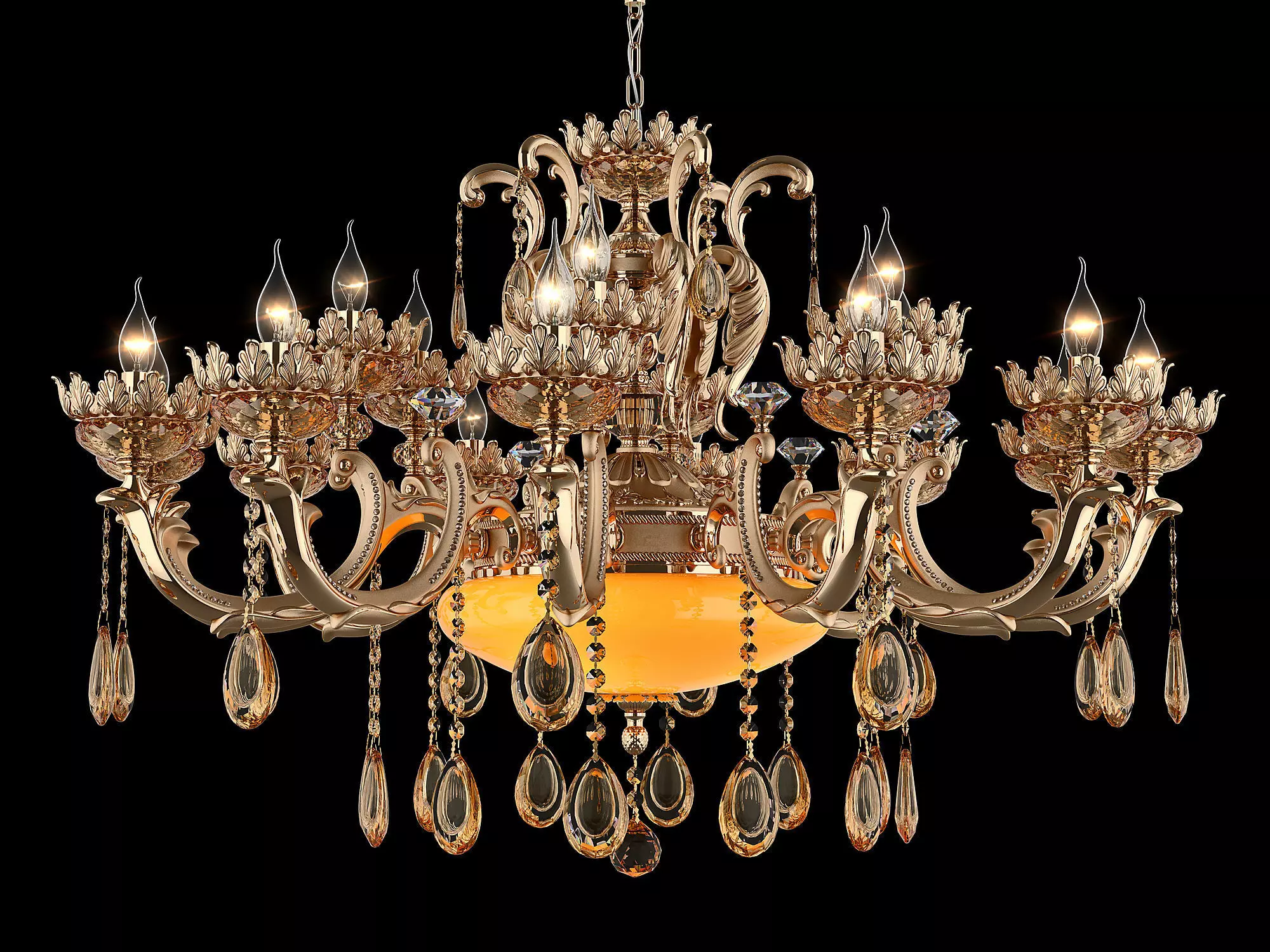 MD 89325-12-6-3 Osgona Chandelier 3D model_0