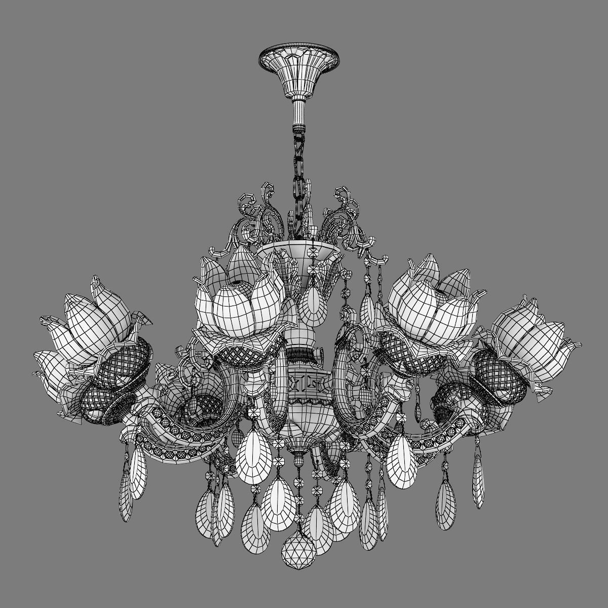 MD 89320-8 Osgona Chandelier 3D model_5