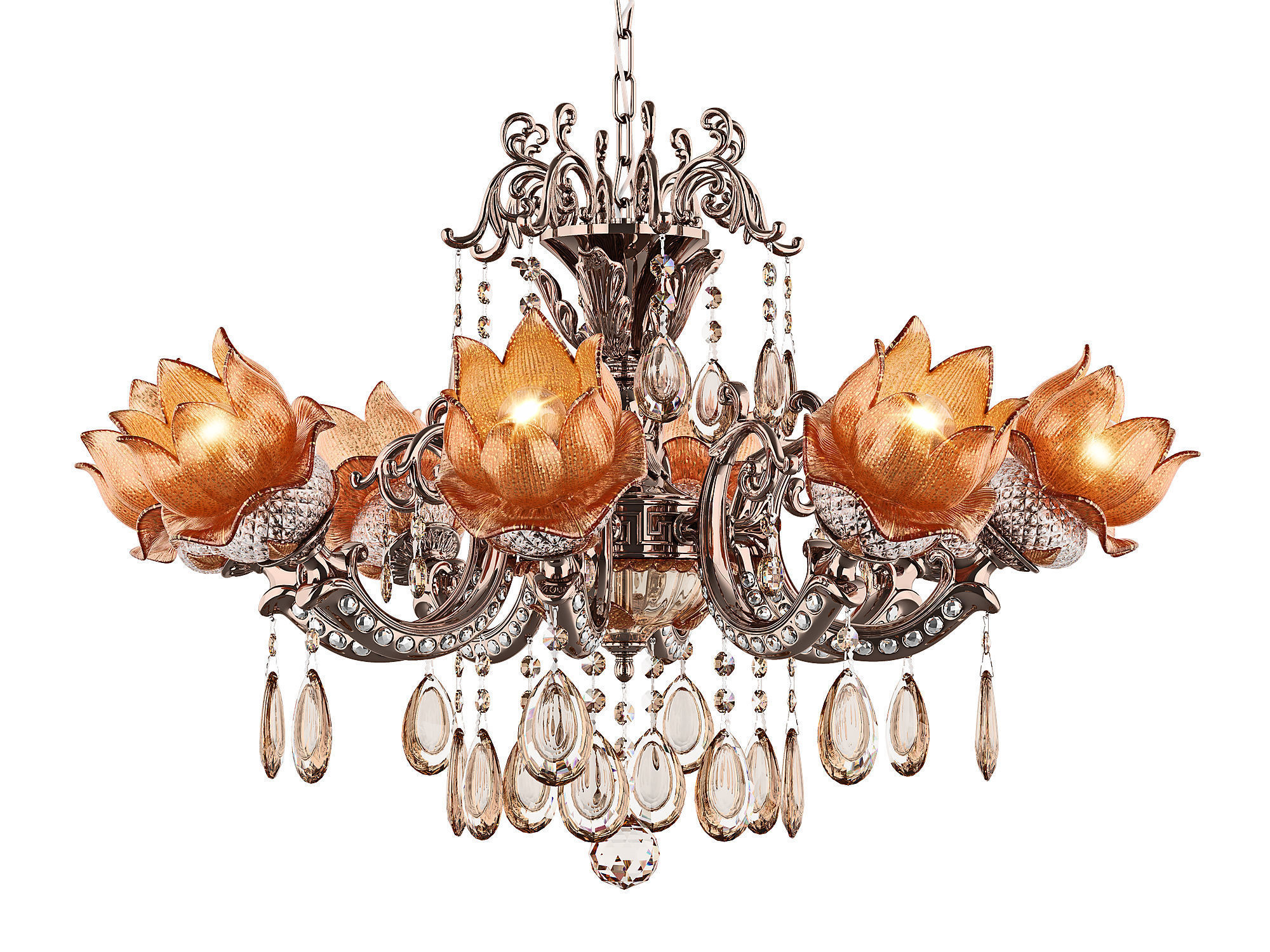 MD 89320-8 Osgona Chandelier 3D model_1