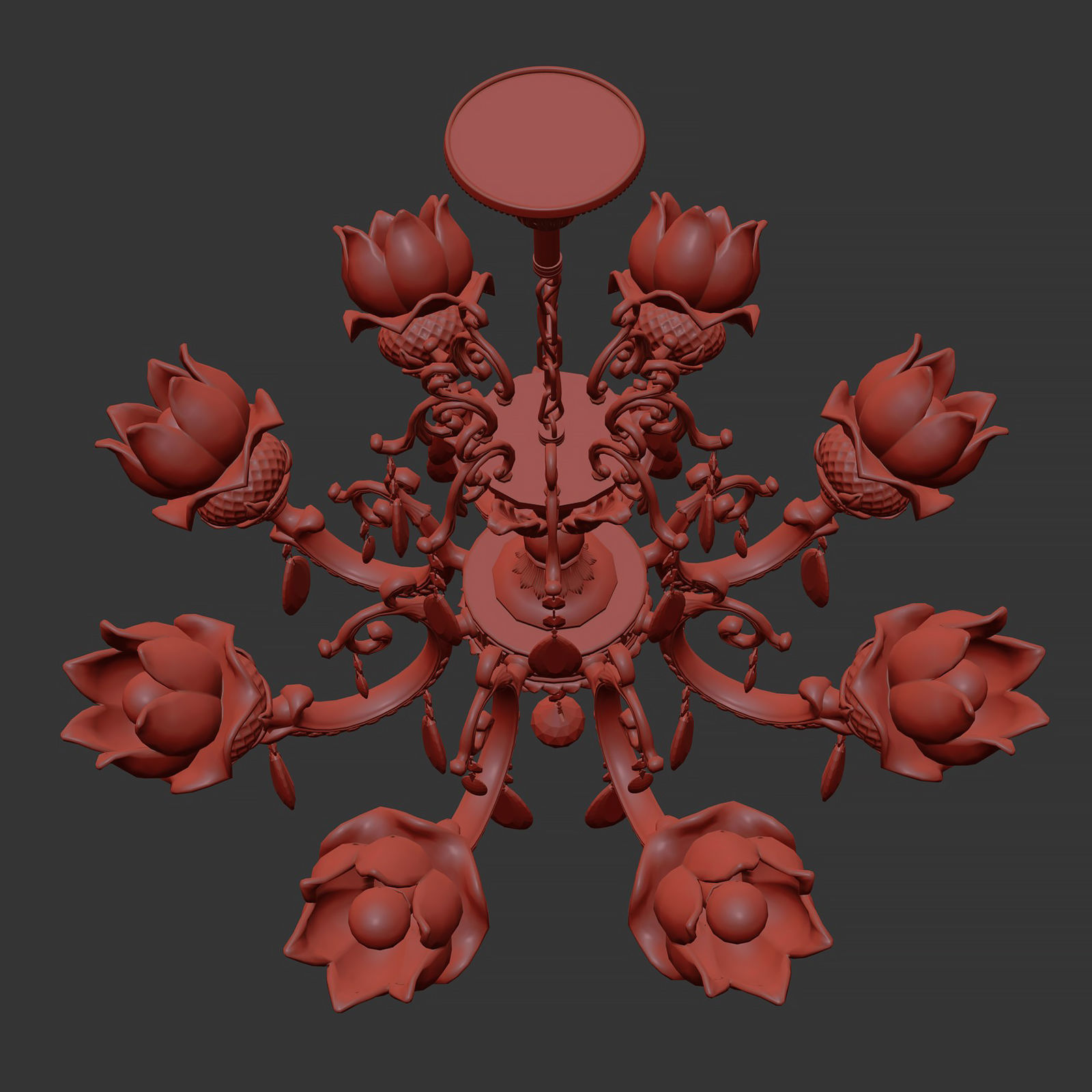 MD 89320-8 Osgona Chandelier 3D model_10