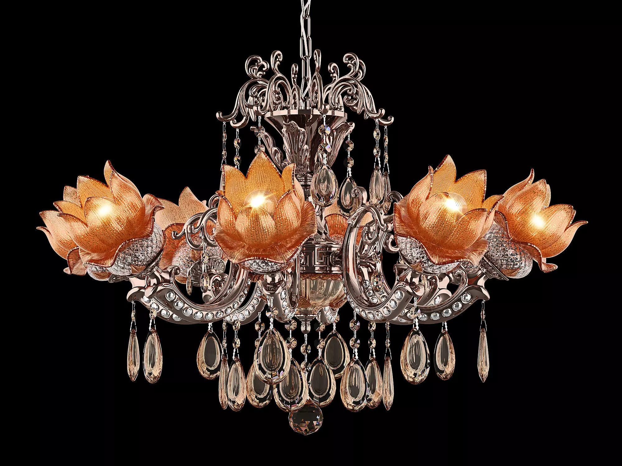 MD 89320-8 Osgona Chandelier 3D model_0