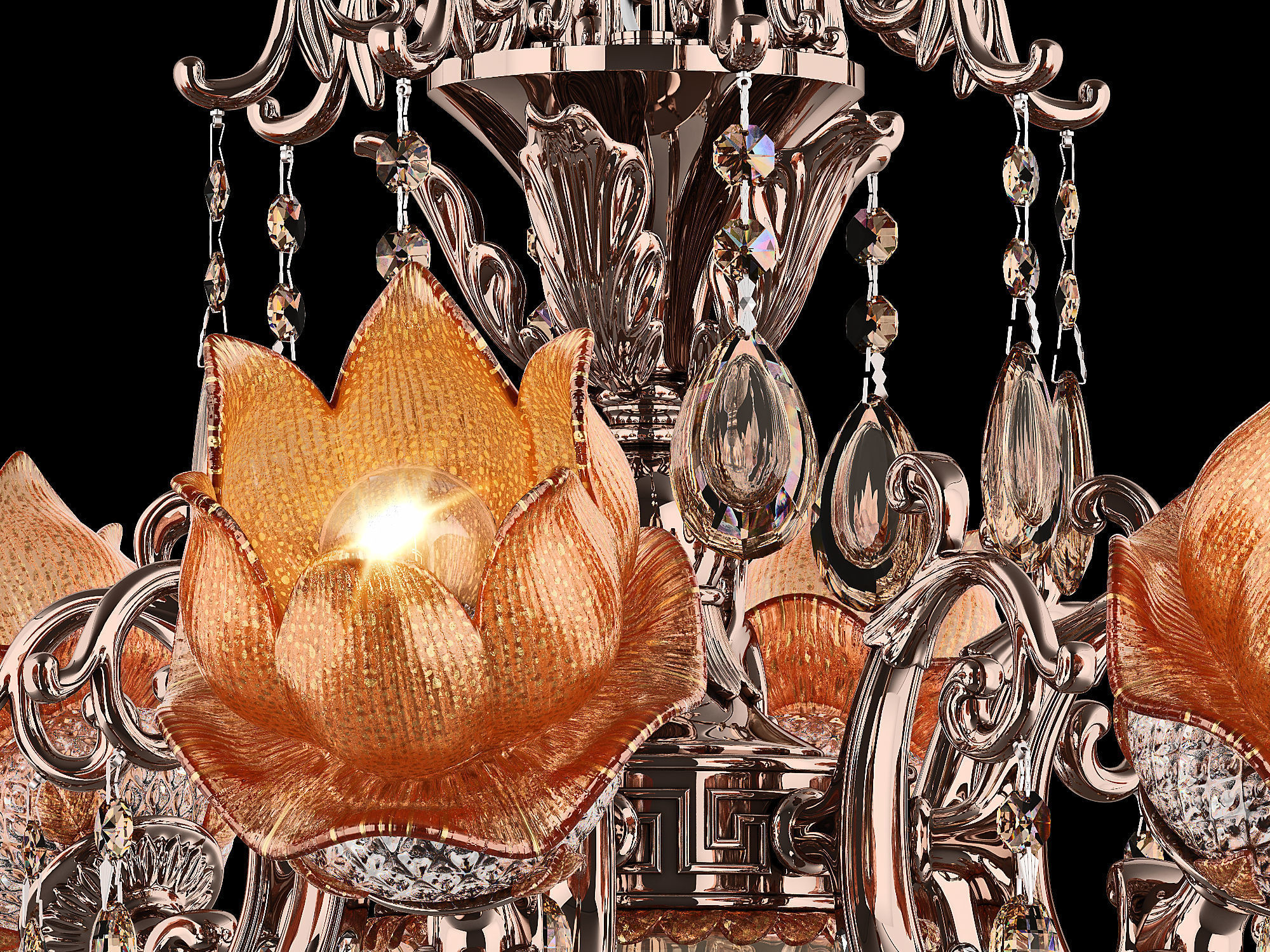 MD 89320-8 Osgona Chandelier 3D model_3