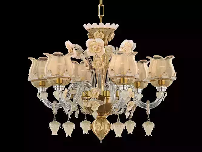 MD 89268-6 Osgona Chandelier 3D model