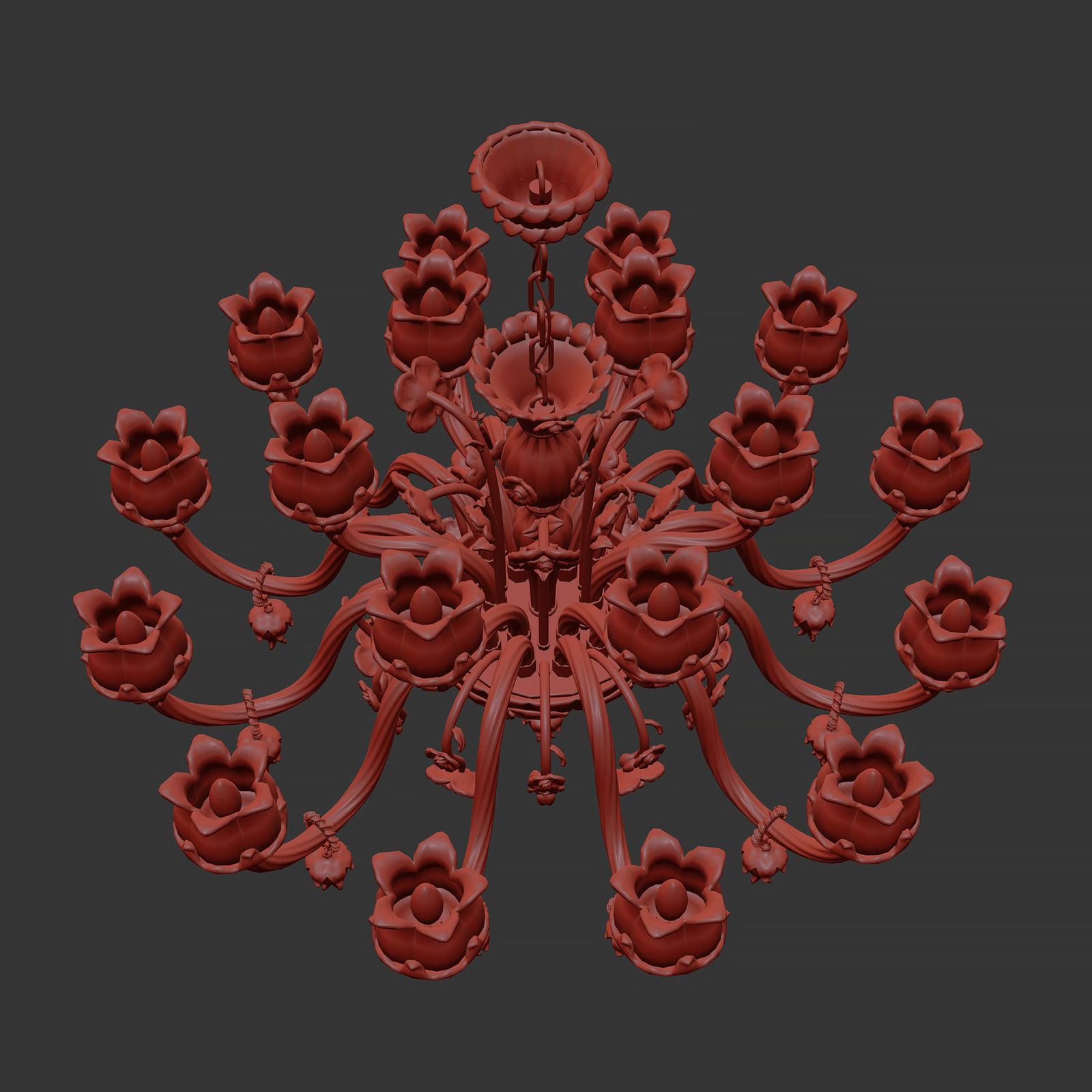 MD 89268-12-6 Osgona Chandelier 3D model_10