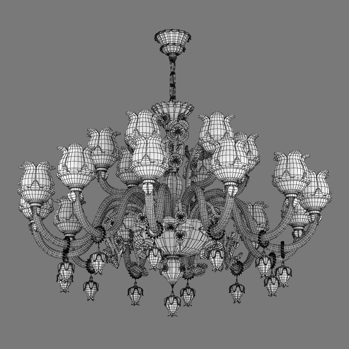 MD 89268-12-6 Osgona Chandelier 3D model_5