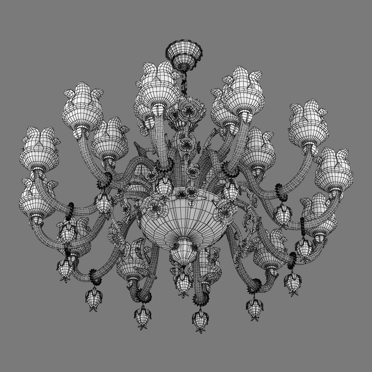 MD 89268-12-6 Osgona Chandelier 3D model_6