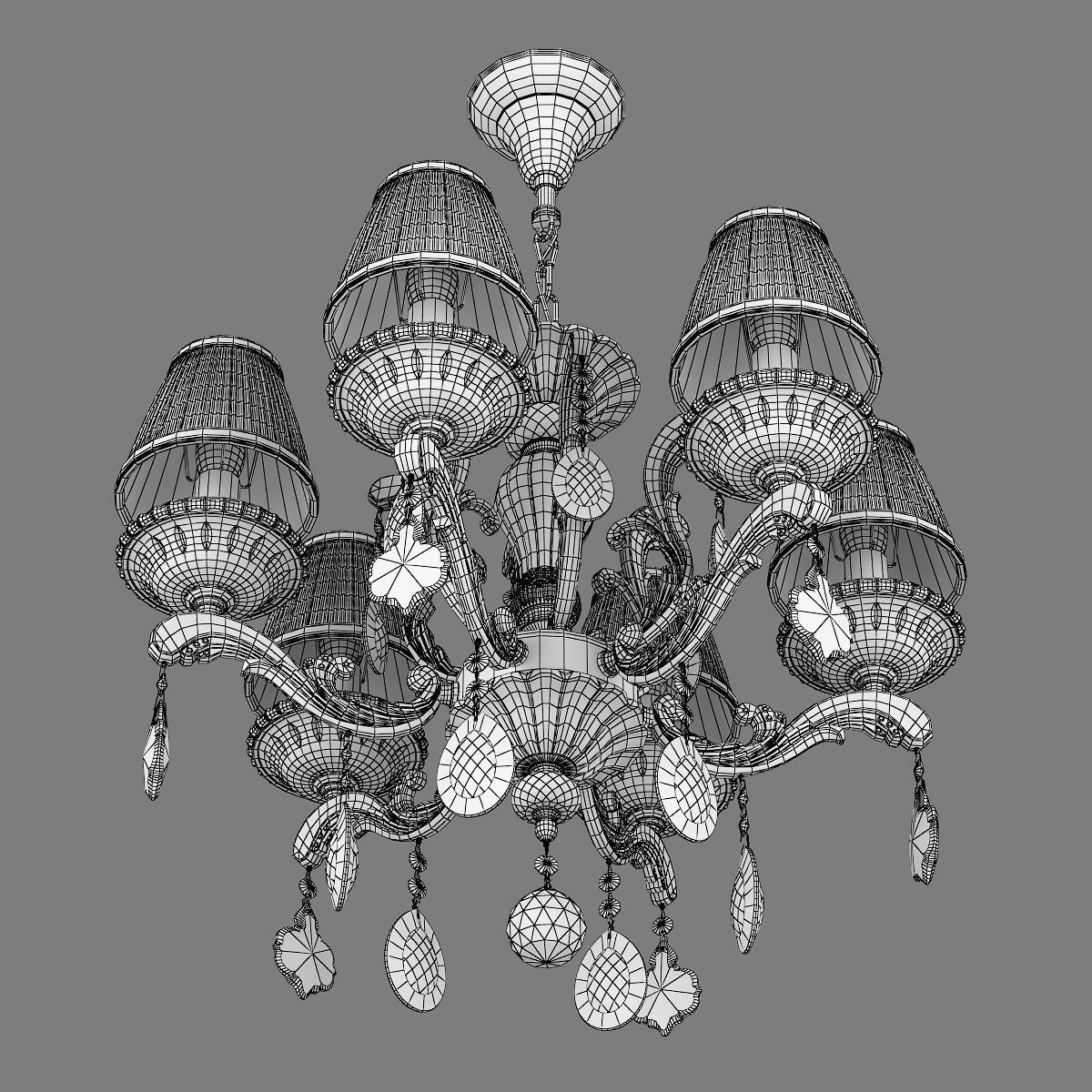 MD 89228-6 Osgona Chandelier 3D model_6