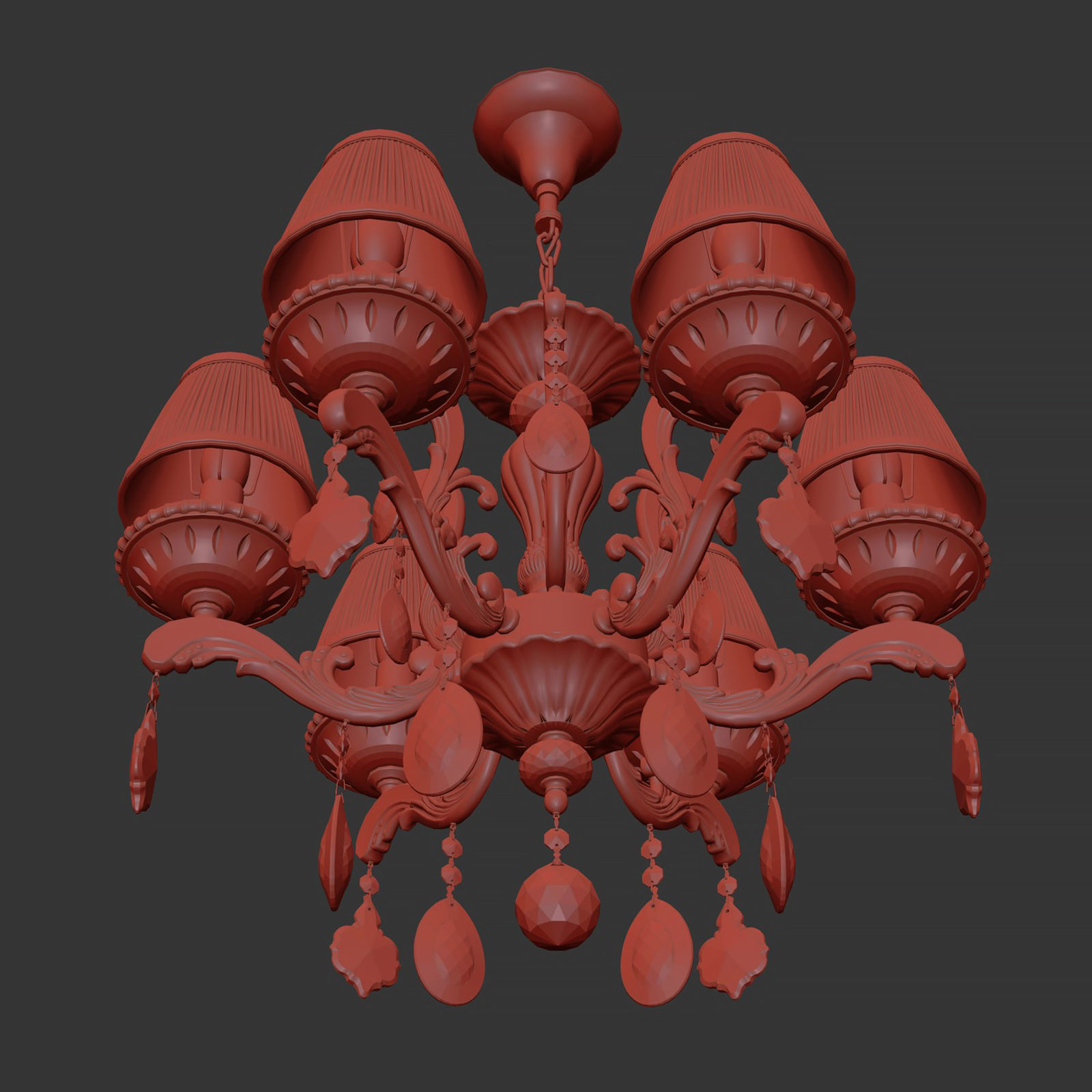 MD 89228-6 Osgona Chandelier 3D model_9