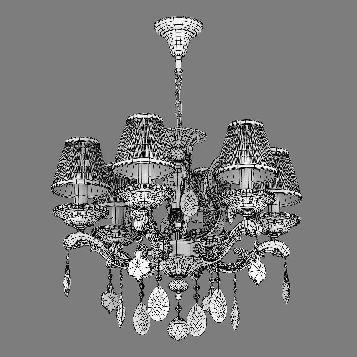 MD 89228-6 Osgona Chandelier 3D model_5