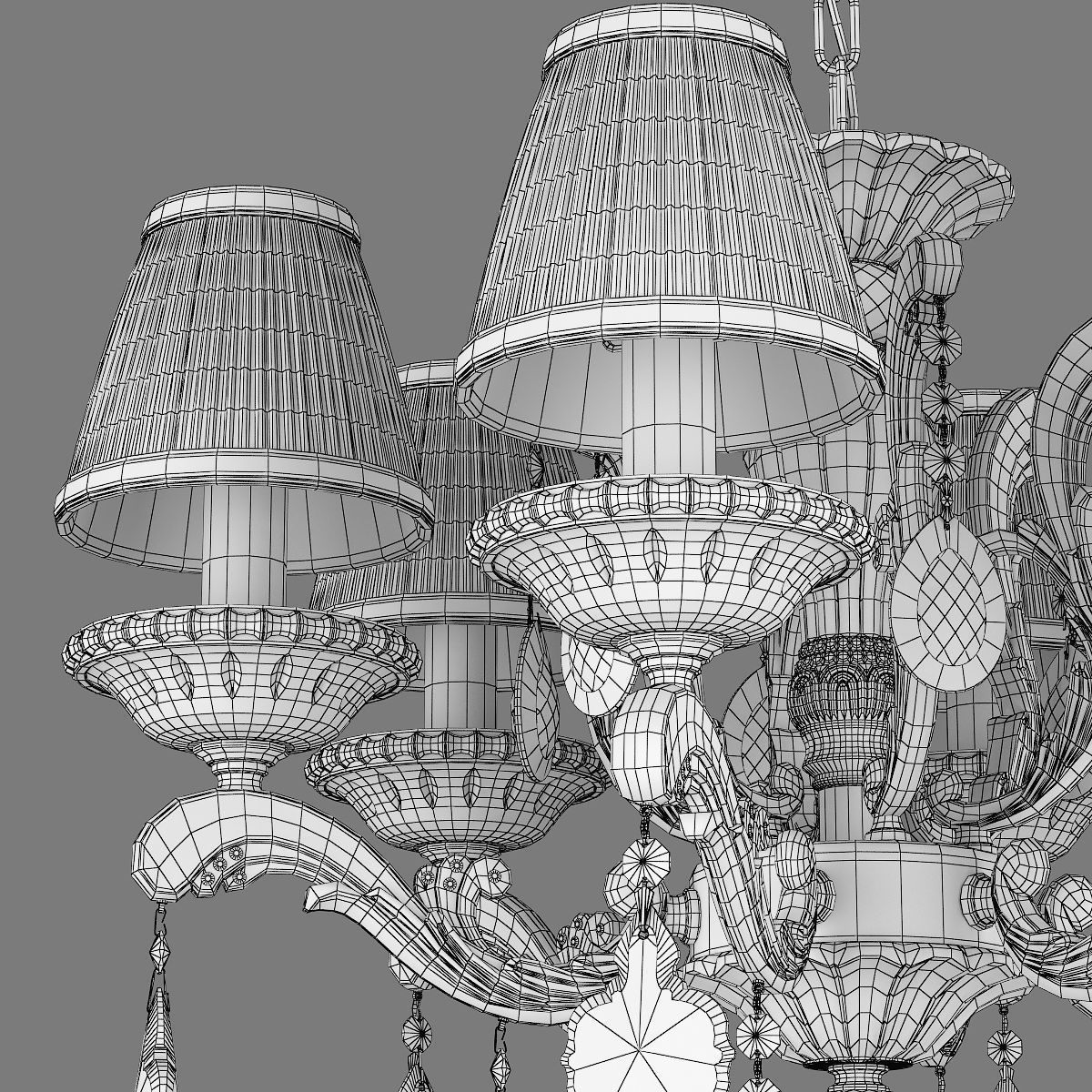 MD 89228-6 Osgona Chandelier 3D model_7