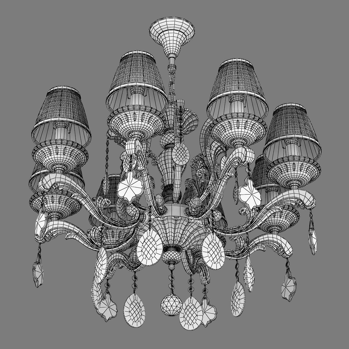 MD 89228-8 Osgona Chandelier 3D model_6