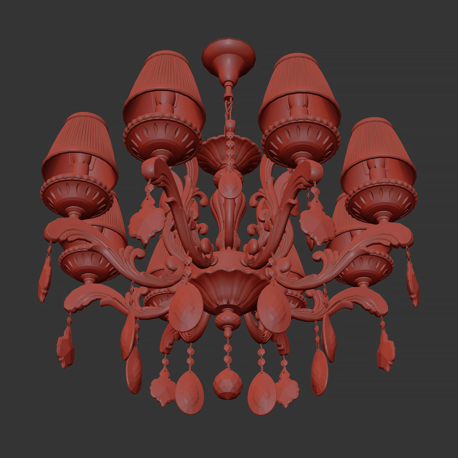 MD 89228-8 Osgona Chandelier 3D model_9
