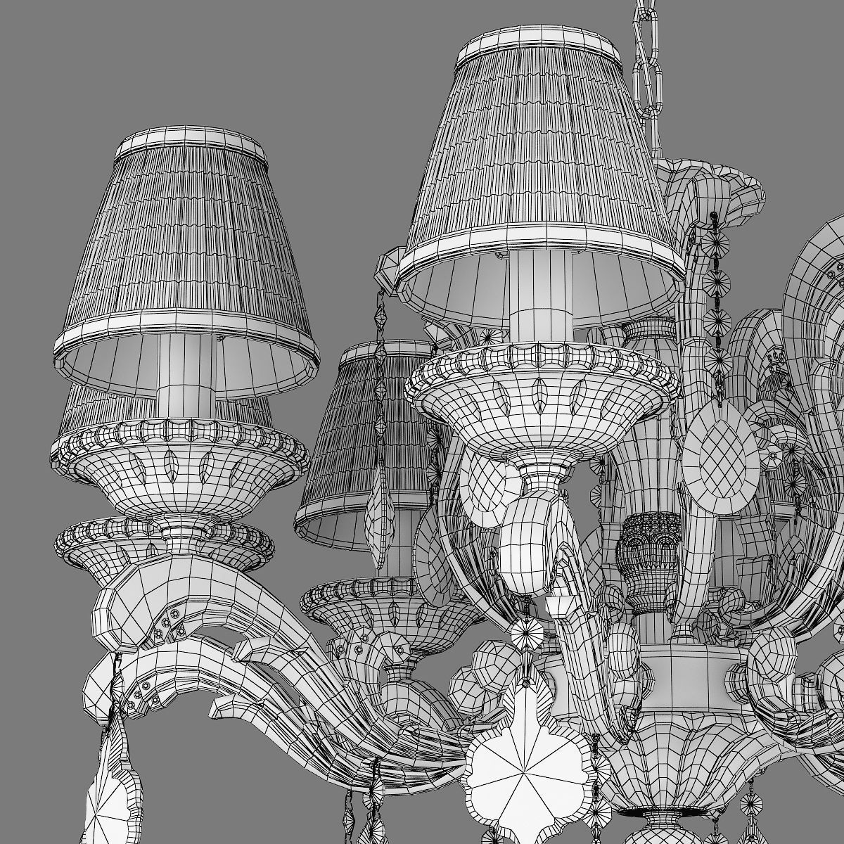 MD 89228-8 Osgona Chandelier 3D model_7