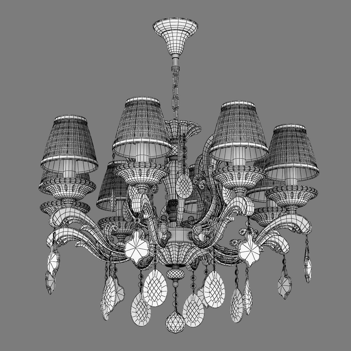MD 89228-8 Osgona Chandelier 3D model_5