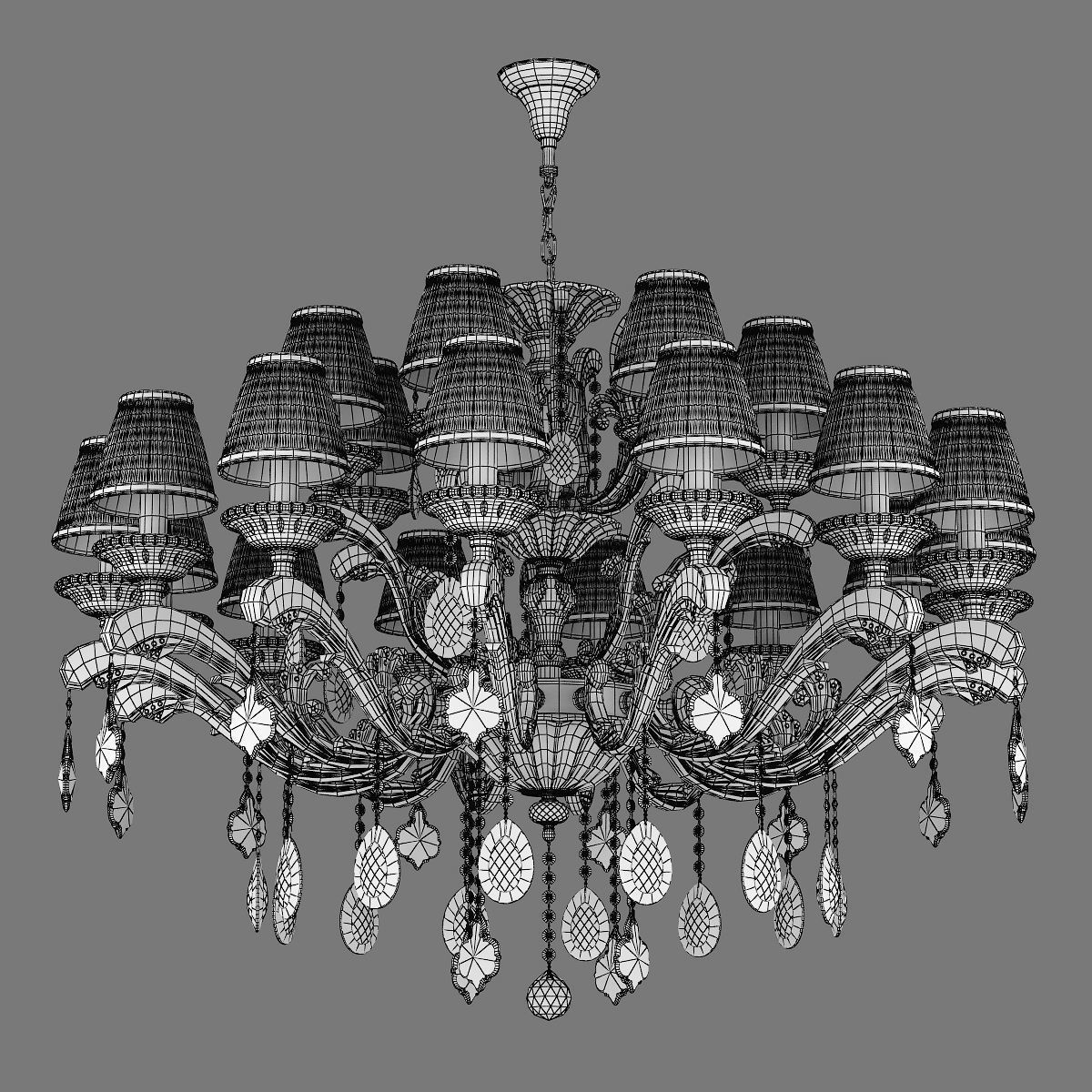 MD 89228-14-7 Osgona Chandelier 3D model_5