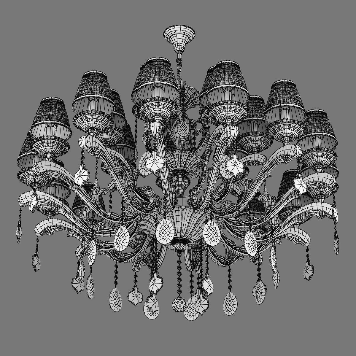 MD 89228-14-7 Osgona Chandelier 3D model_6