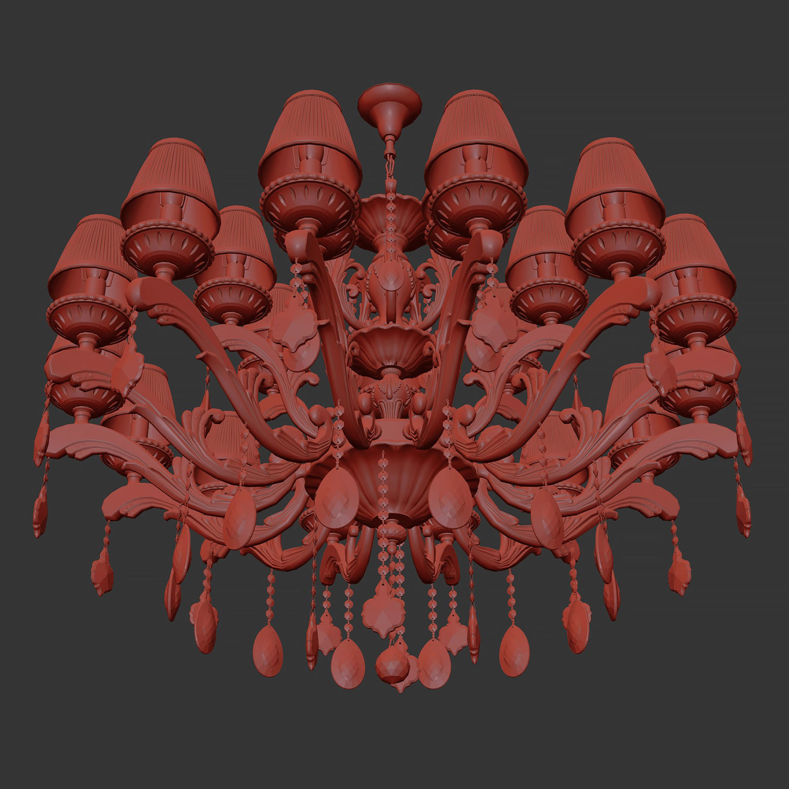 MD 89228-14-7 Osgona Chandelier 3D model_9