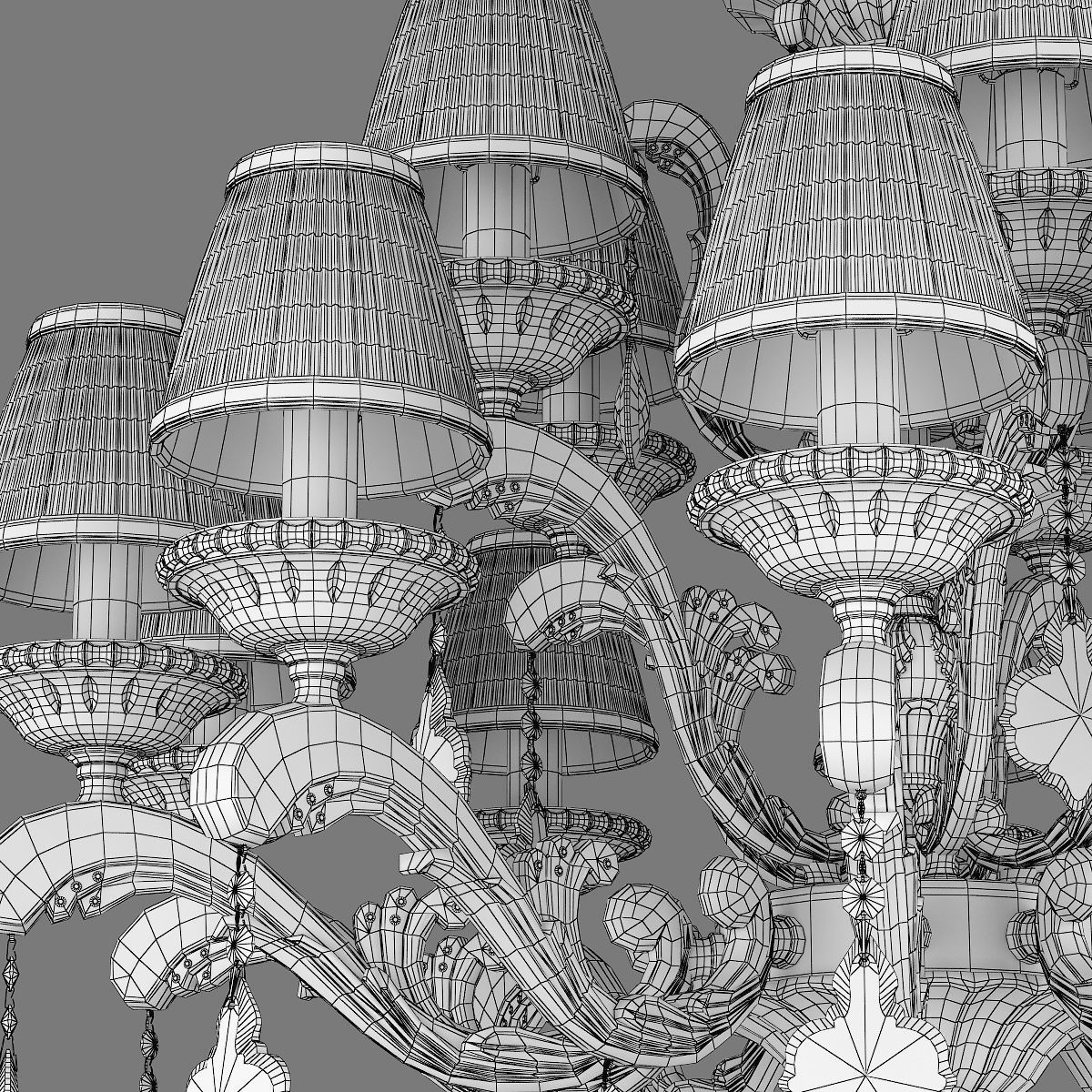 MD 89228-10-5 Osgona Chandelier 3D model_7