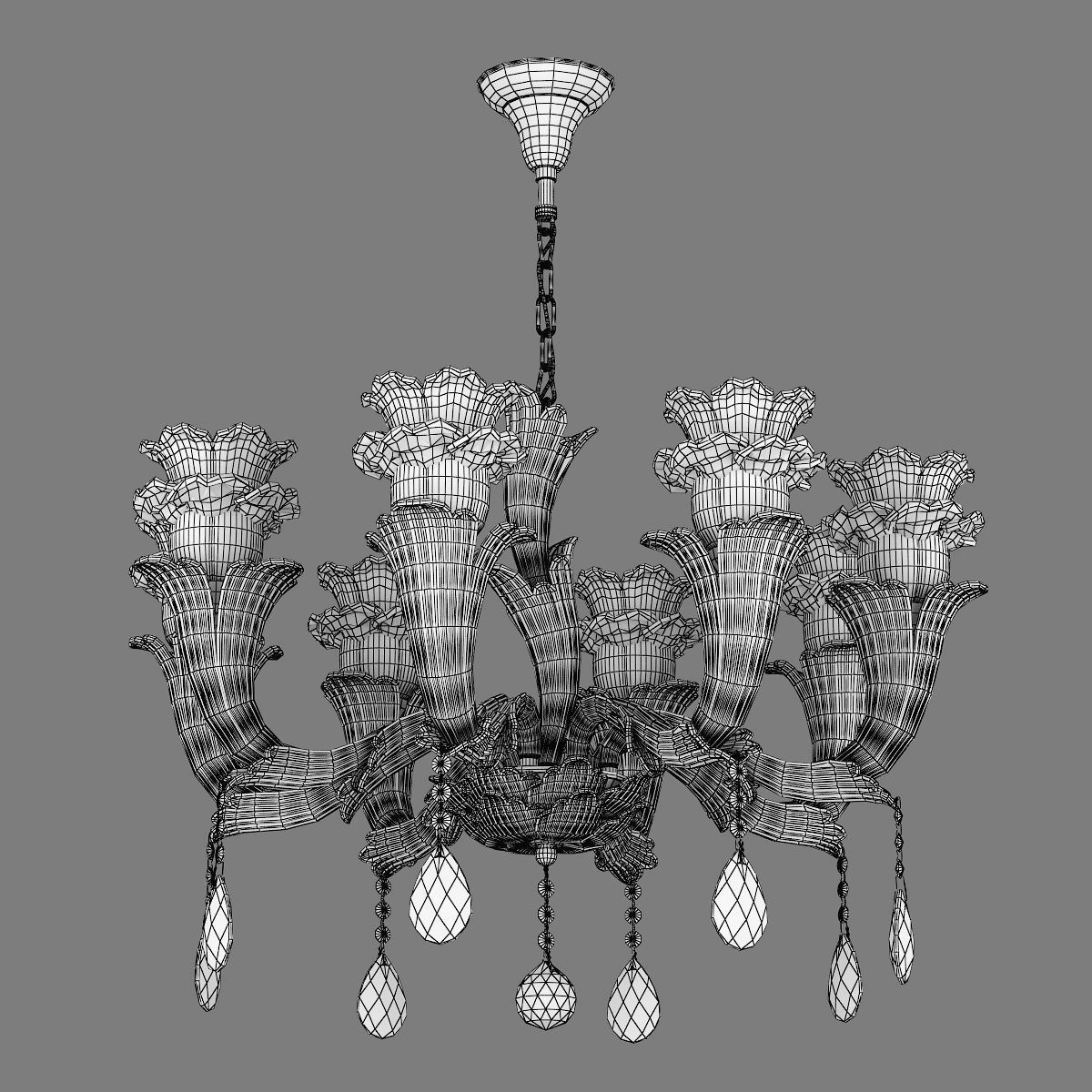 MD 76001-8 Osgona Chandelier 3D model_5