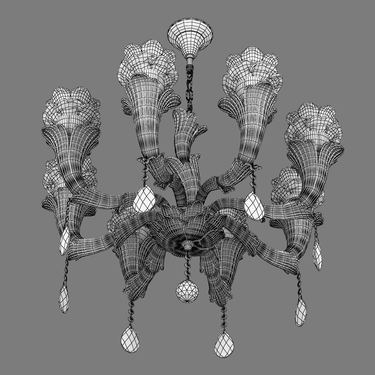 MD 76001-8 Osgona Chandelier 3D model_6