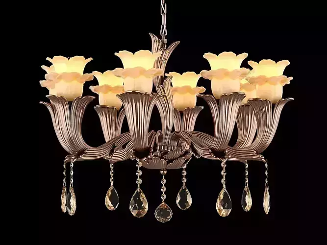MD 76001-8 Osgona Chandelier 3D model