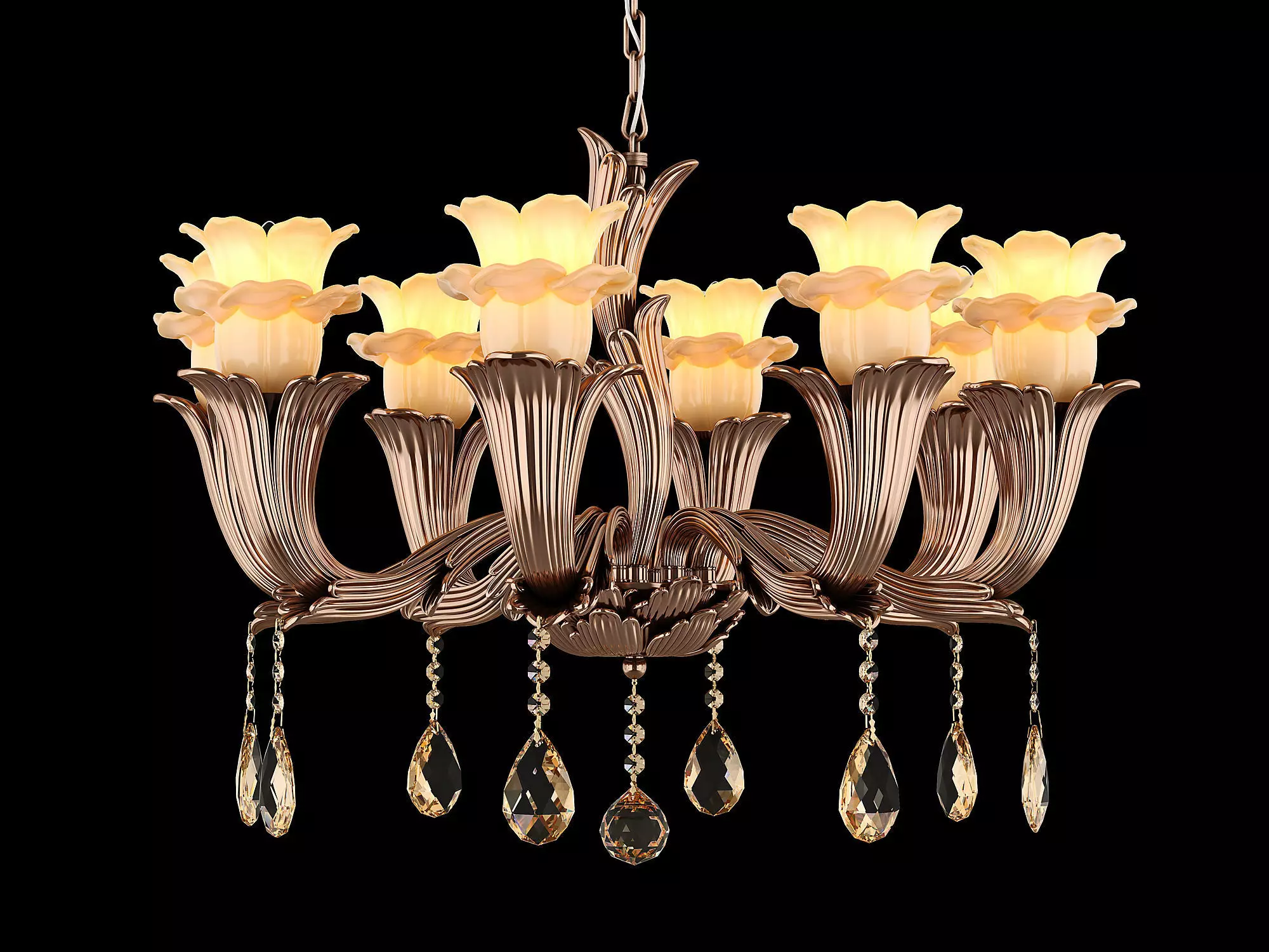 MD 76001-8 Osgona Chandelier 3D model_0