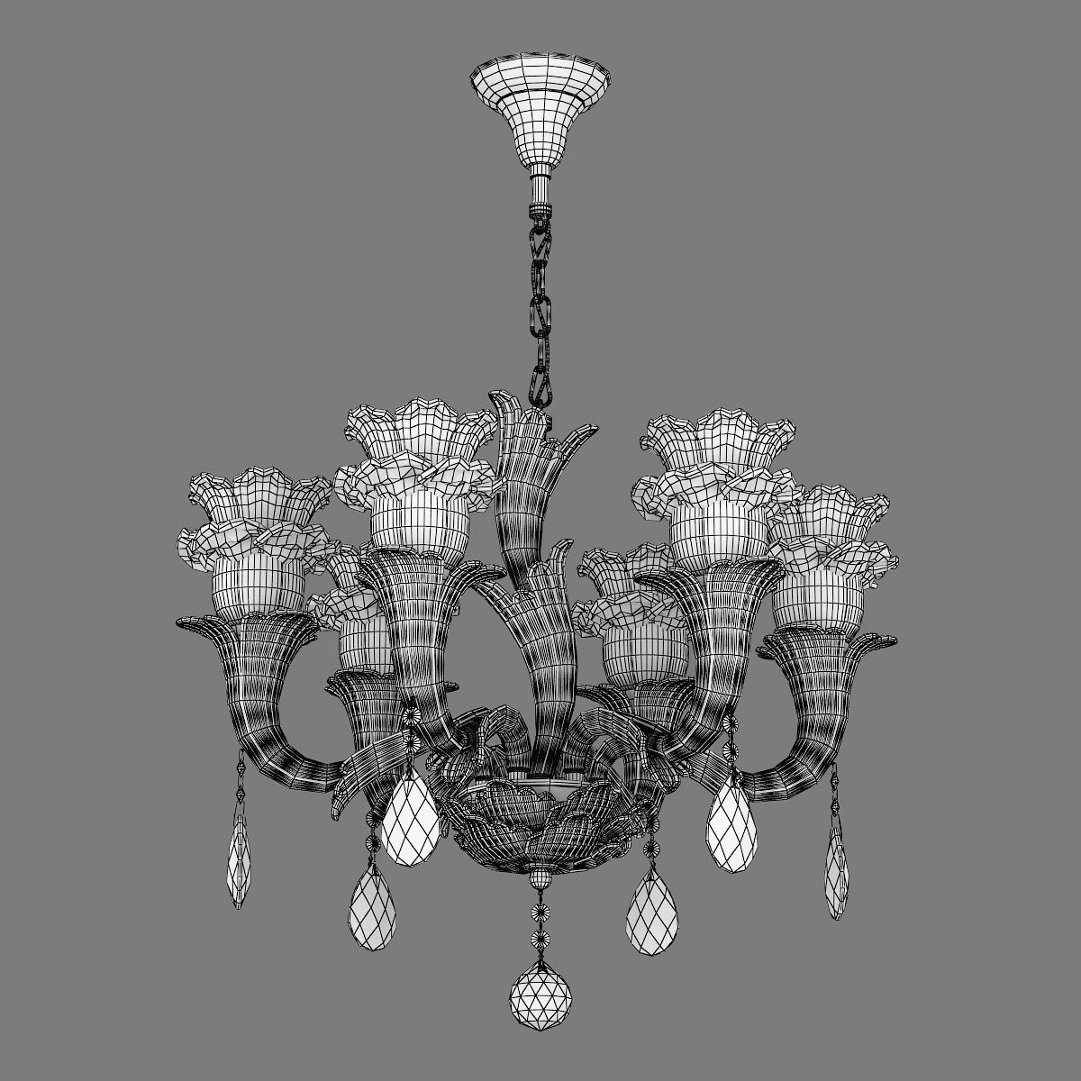 MD 76001-6 Osgona Chandelier 3D model_5