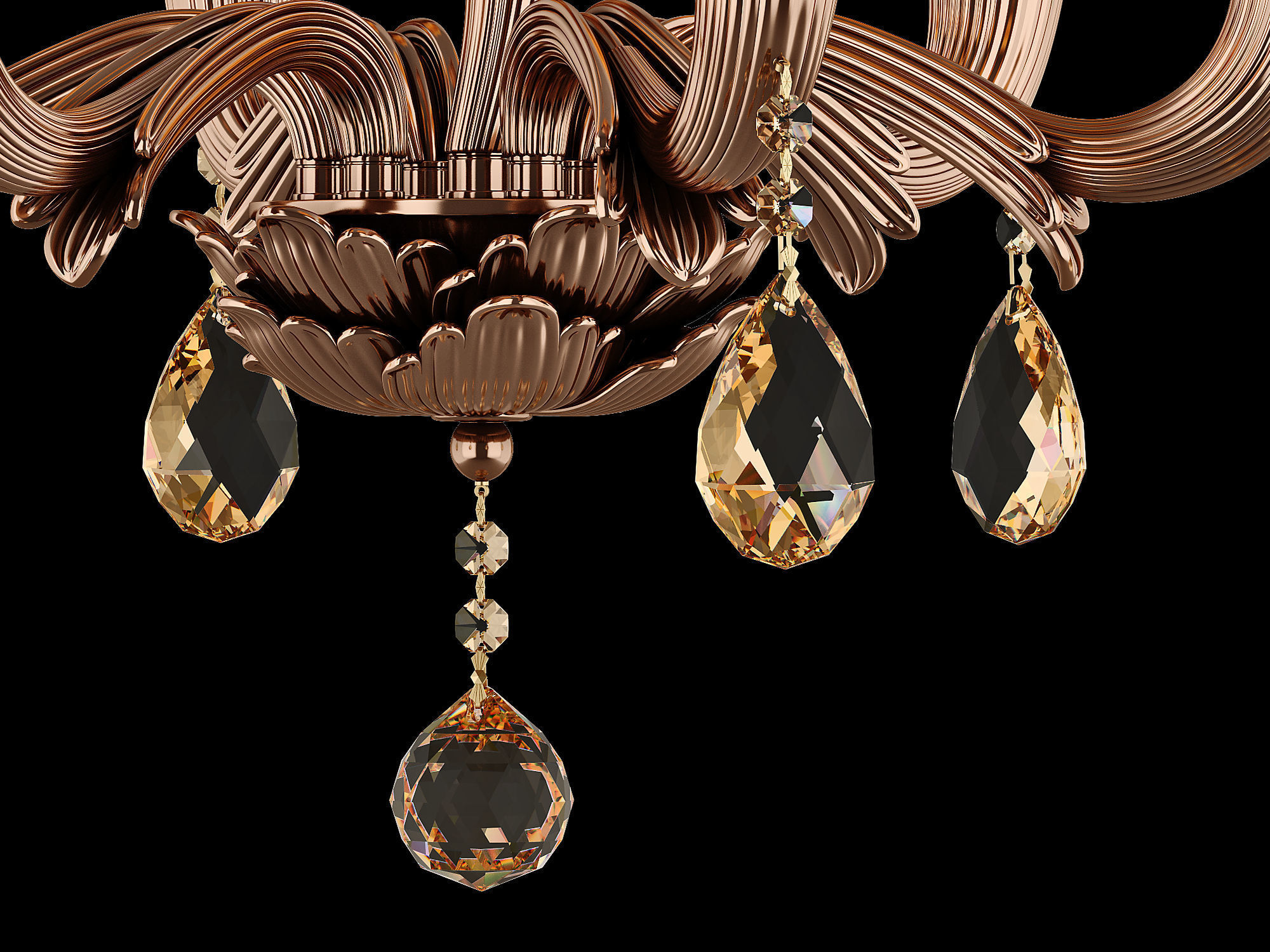 MD 76001-6 Osgona Chandelier 3D model_4