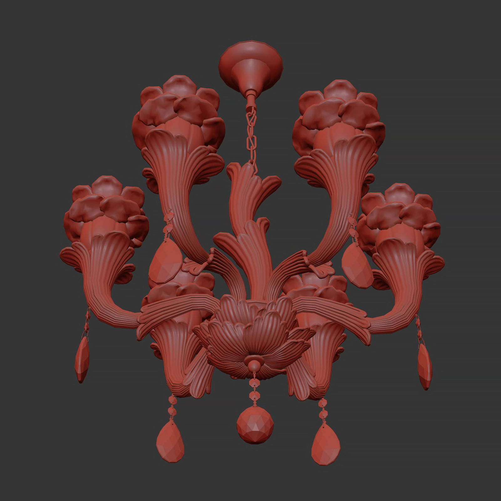 MD 76001-6 Osgona Chandelier 3D model_9