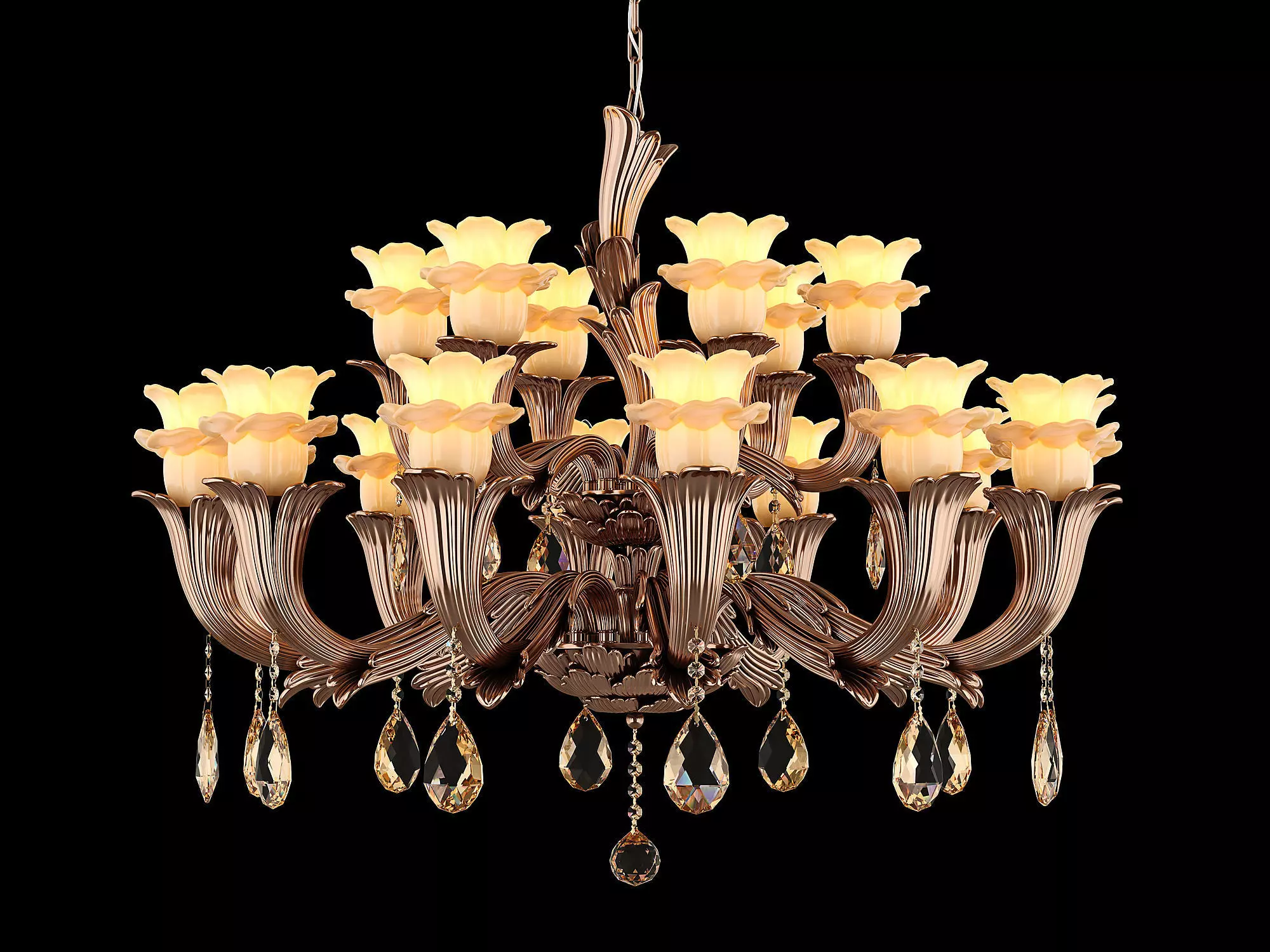 MD 76001-12-6 Osgona Chandelier 3D model_0