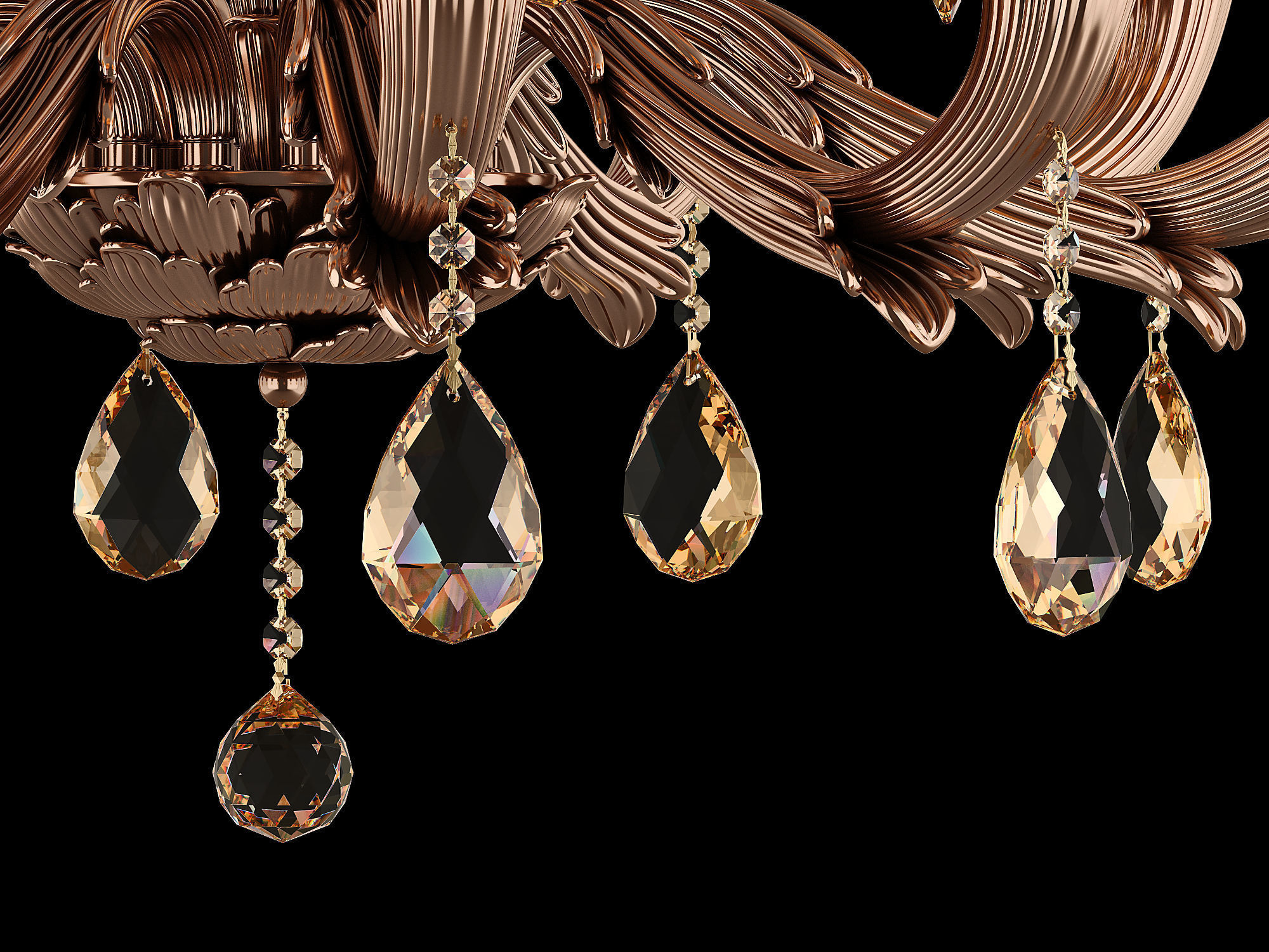 MD 76001-12-6 Osgona Chandelier 3D model_4