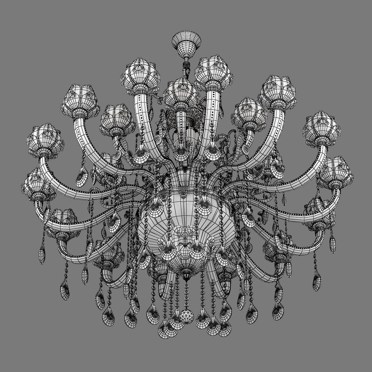 MD 6806-14-7 Osgona Chandelier 3D model_6