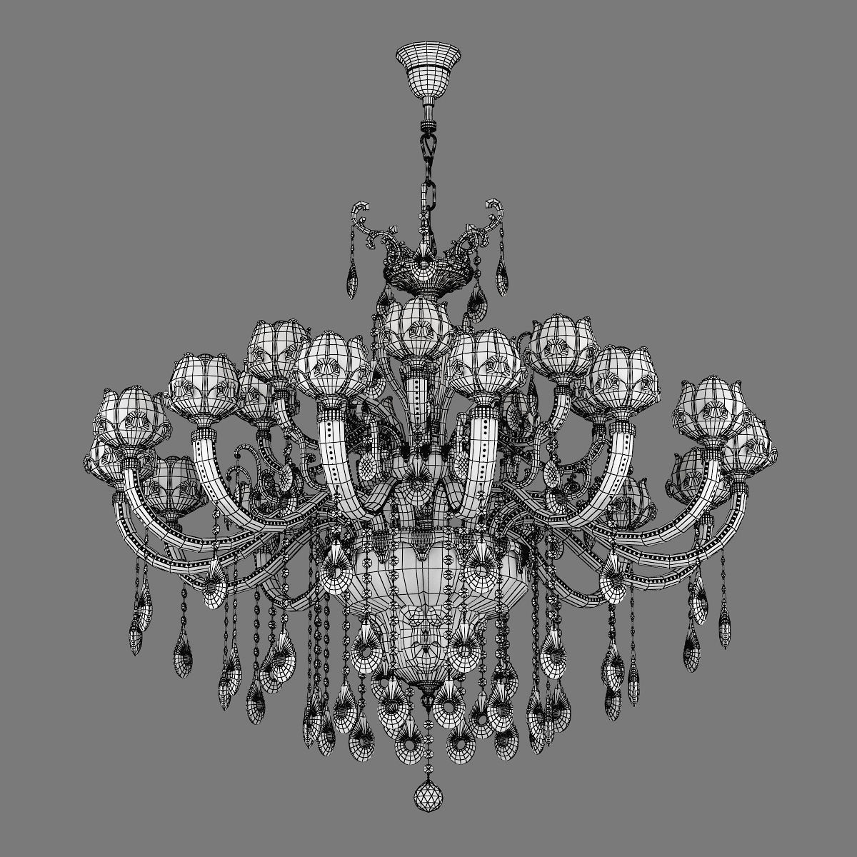 MD 6806-14-7 Osgona Chandelier 3D model_5