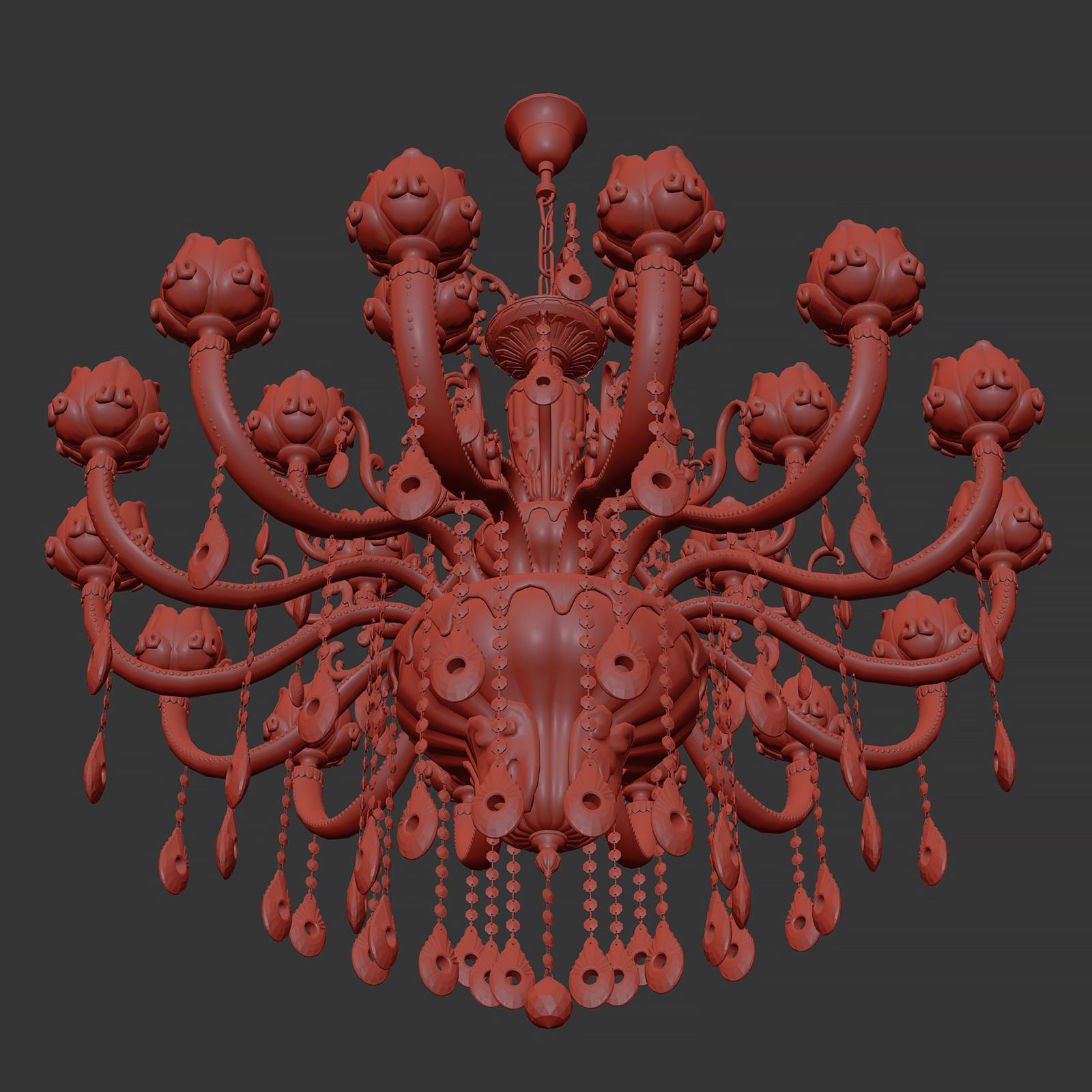 MD 6806-14-7 Osgona Chandelier 3D model_9