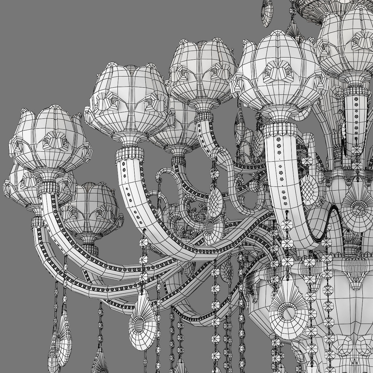 MD 6806-14-7 Osgona Chandelier 3D model_7