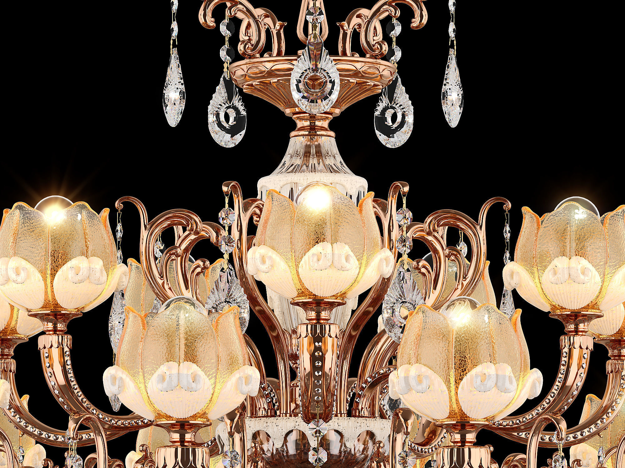 MD 6806-14-7 Osgona Chandelier 3D model_3