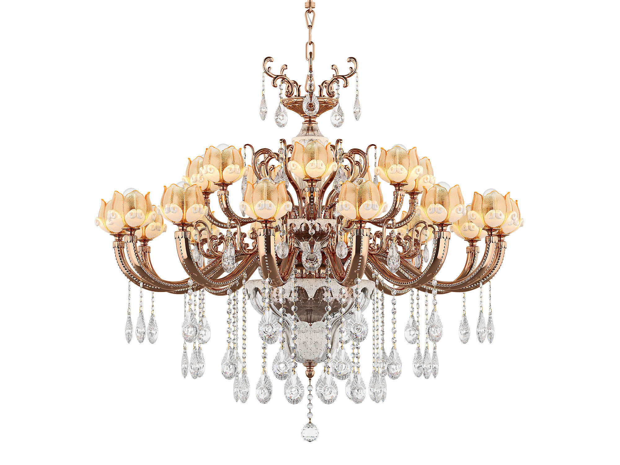 MD 6806-14-7 Osgona Chandelier 3D model_1