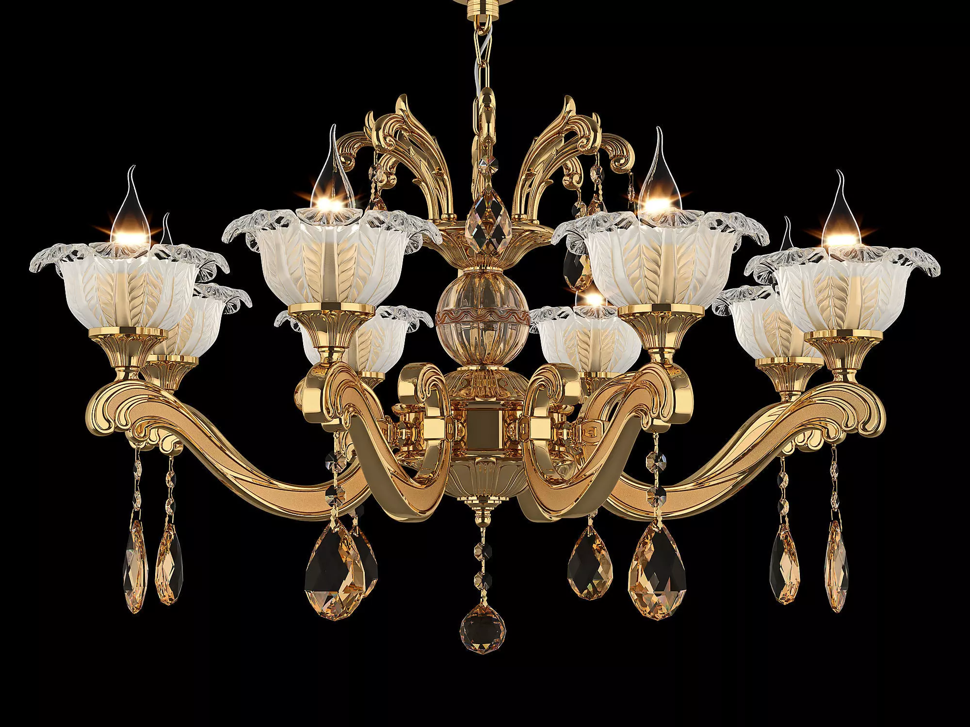 MD 55177-8 Osgona Chandelier 3D model_0