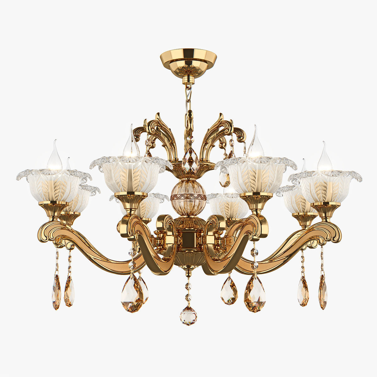 MD 55177-8 Osgona Chandelier 3D model_11