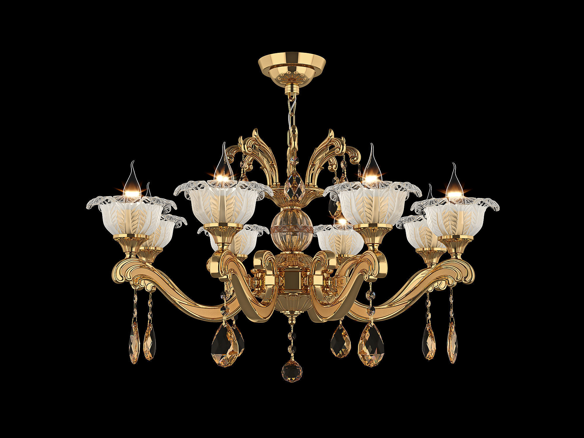 MD 55177-8 Osgona Chandelier 3D model_2