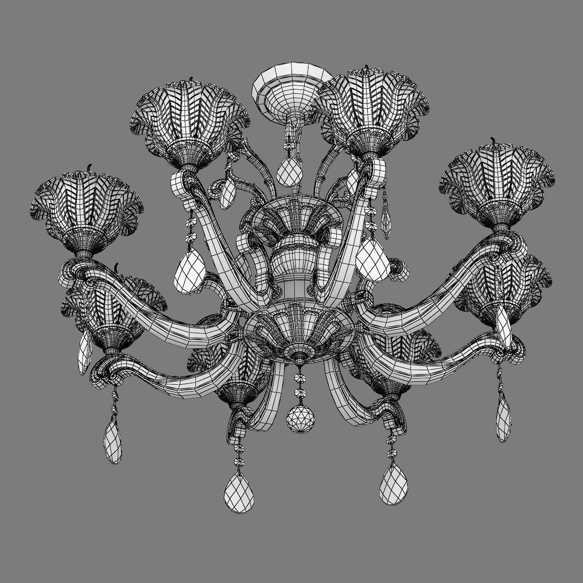 MD 55177-8 Osgona Chandelier 3D model_6