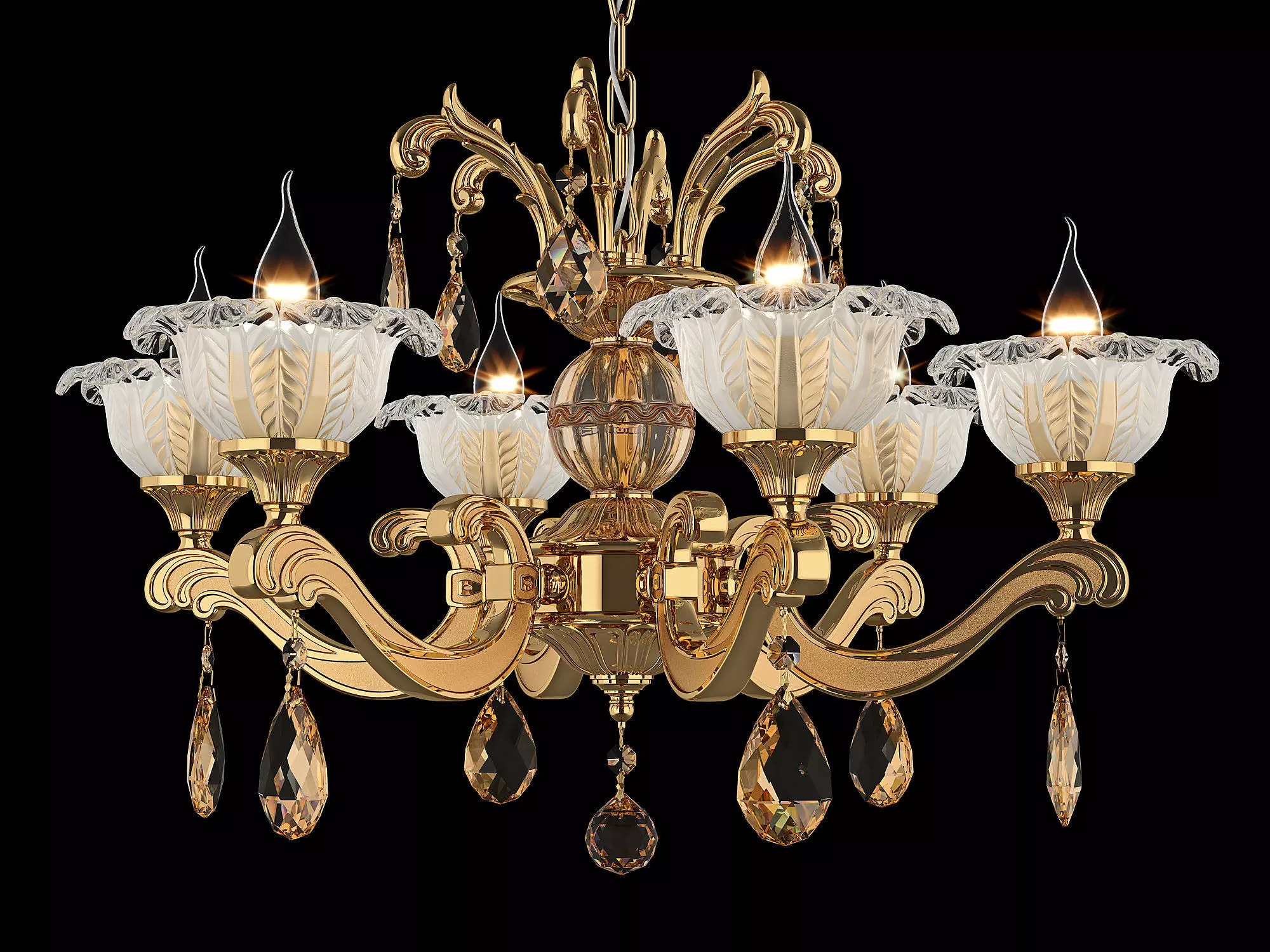 MD 55177-6 Osgona Chandelier 3D model_0