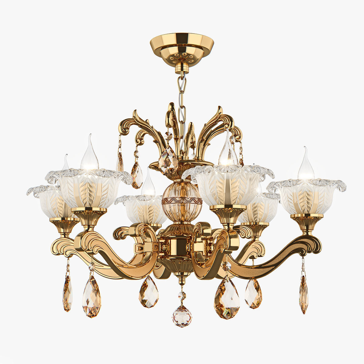 MD 55177-6 Osgona Chandelier 3D model_11